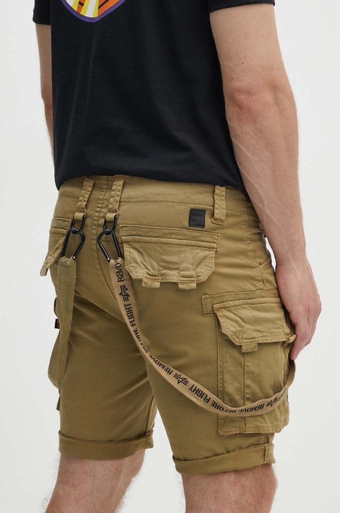 Oblečení Kraťasy Alpha Industries 116213 zelená