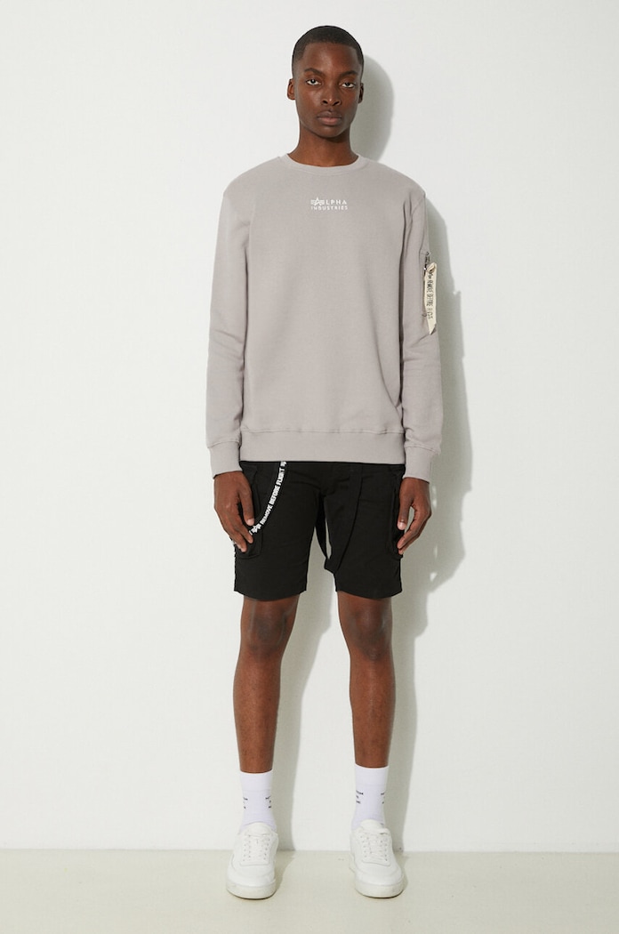 Σορτς Alpha Industries 116213 μαύρο SS26
