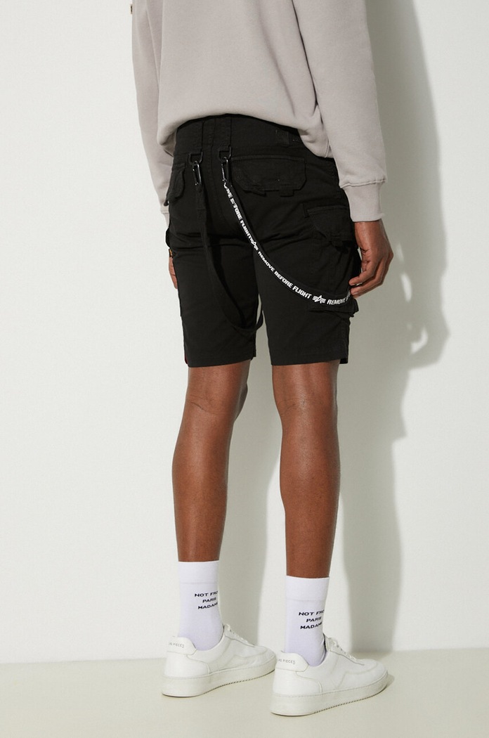 Ρούχα Σορτς Alpha Industries 116213 μαύρο