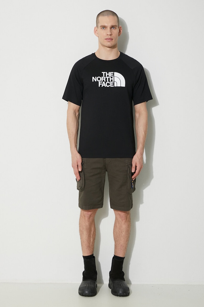 Alpha Industries pantaloni scurți cargo din bumbac cu elastan pentru bărbați 186209 verde SS26