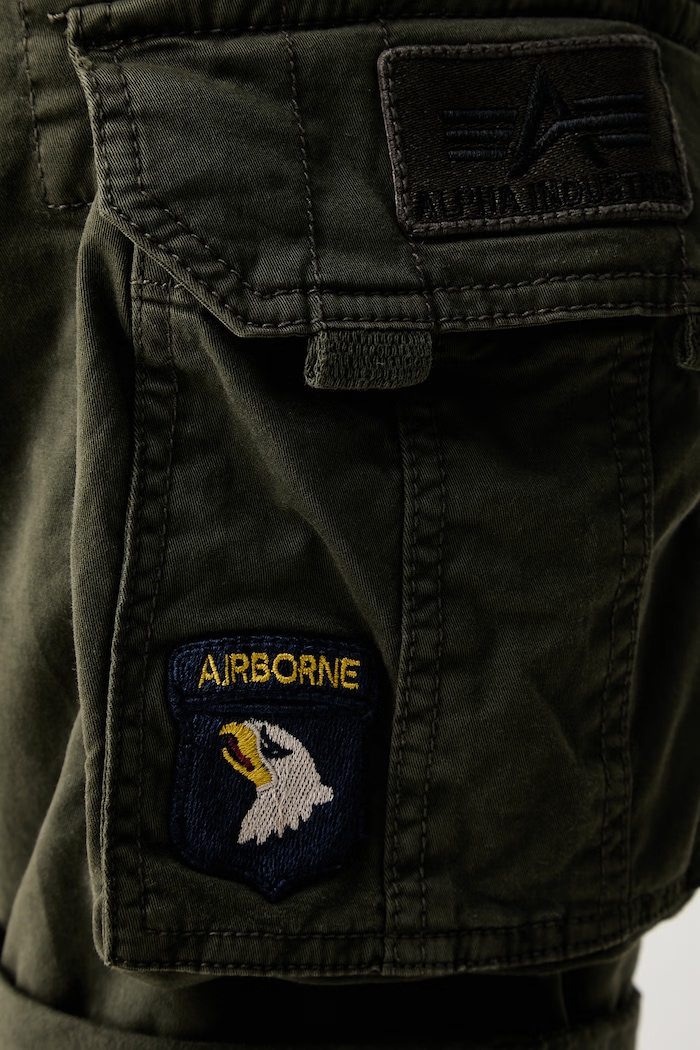 Alpha Industries cargo férfi pamut elasztánnal zöld 186209