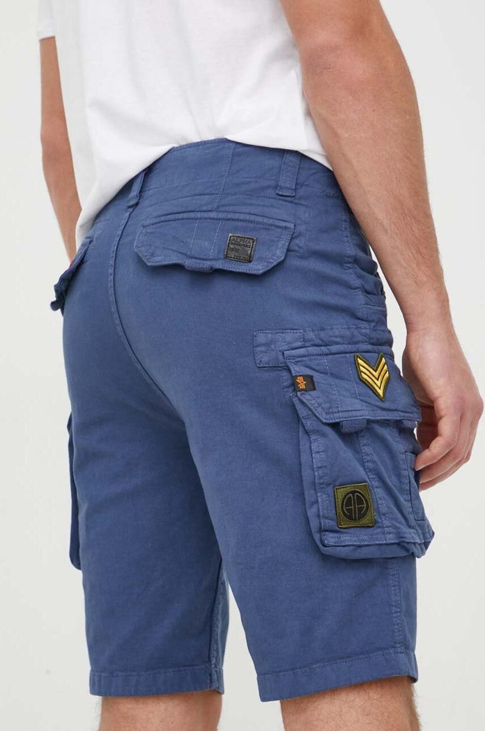 Дрехи Къс панталон Alpha Industries 186209.435 син