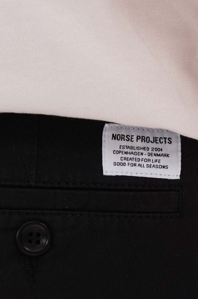 Norse Projects cotton shorts N35.0597.9999 black