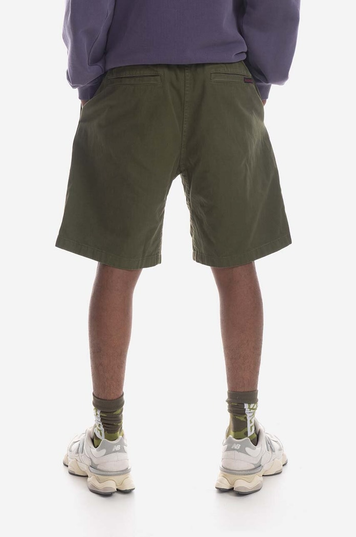 Gramicci pantaloni scurți din bumbac G-Short G101.OGT verde SS25