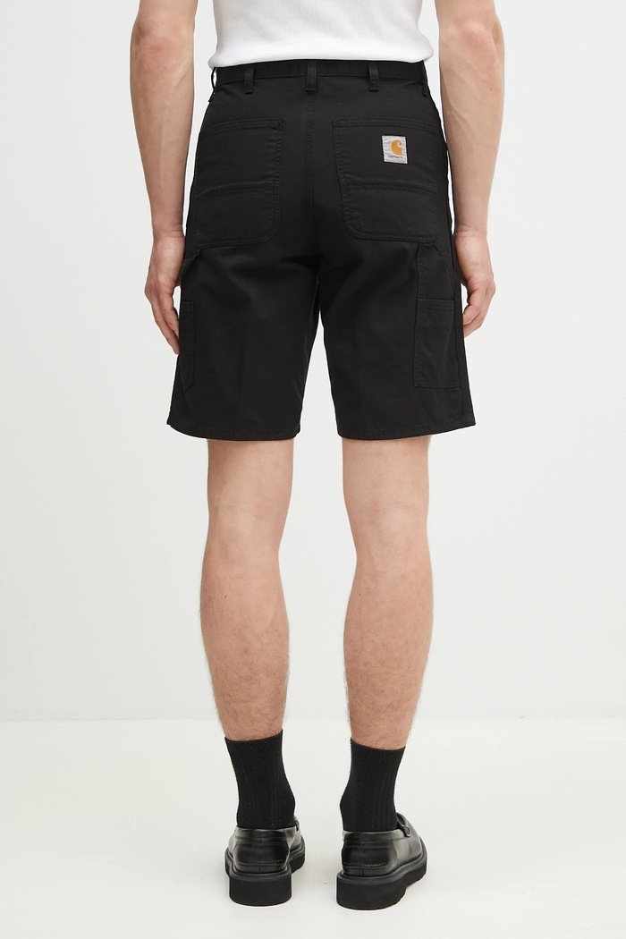 Odzież Carhartt WIP szorty jeansowe Single Knee Short I031504.89GD czarny