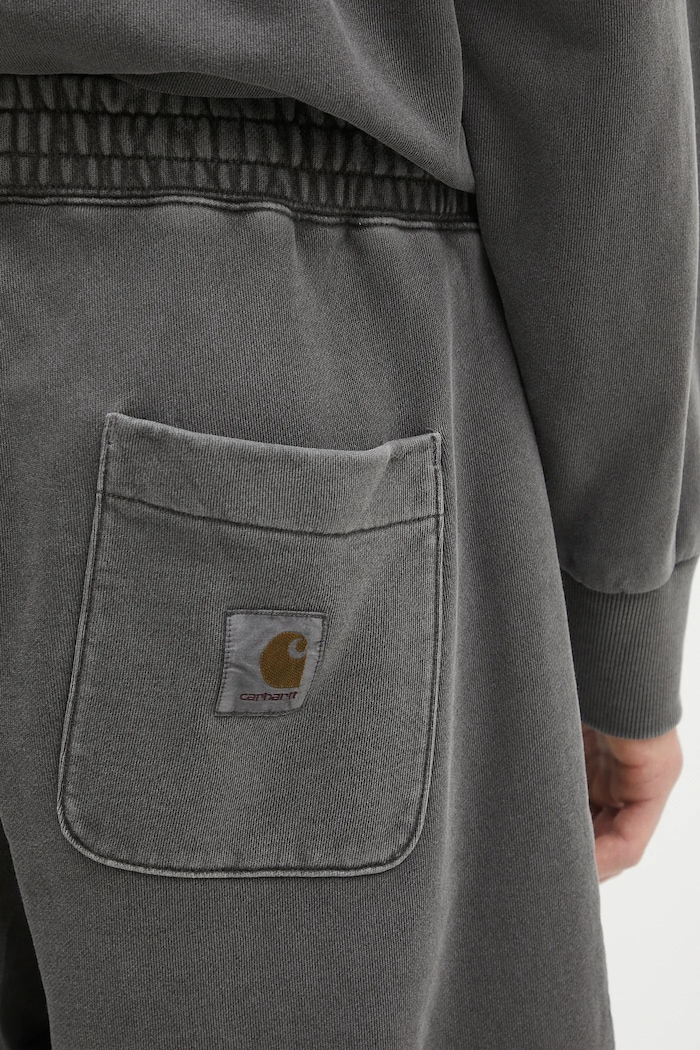 Carhartt WIP cotton shorts Nelson Sweat Short gray I030130.87GD