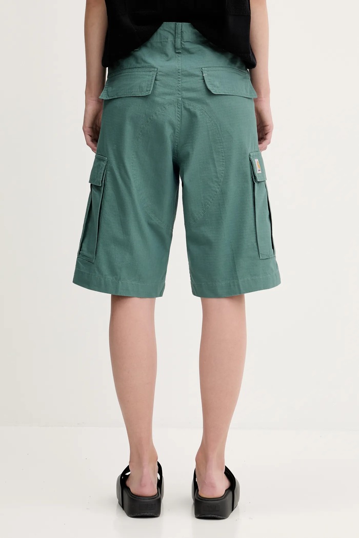 Одежда Хлопковые шорты Carhartt WIP Regular Cargo Short I028246.2M202 зелёный