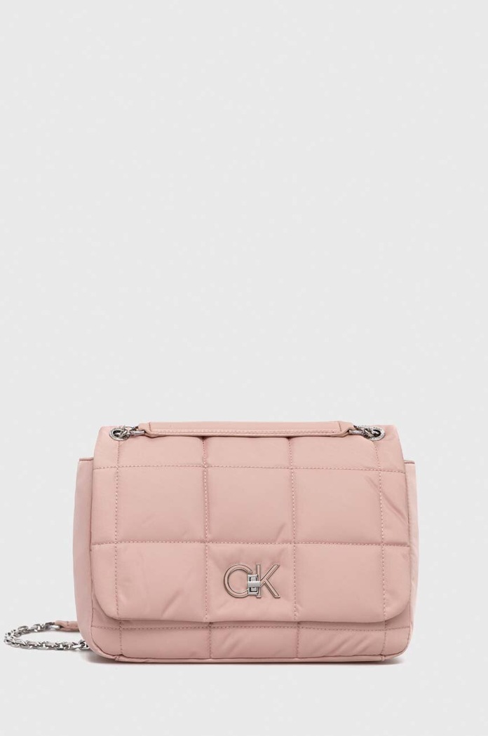 Calvin Klein torebka nie mieści A4 różowy K60K610639.PPYX