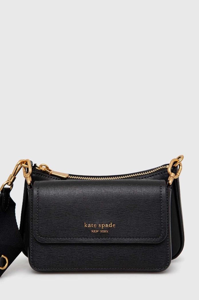 kožená kabelka Kate Spade K9997 černá SS23