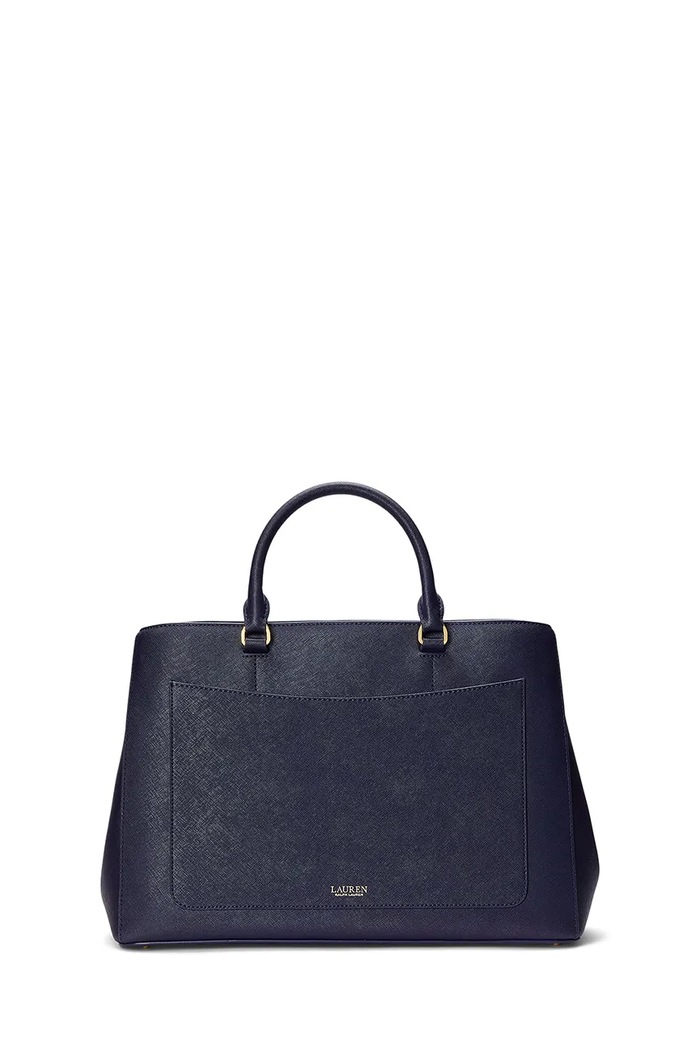 Lauren Ralph Lauren bőr táska 431898556 sötétkék SS26