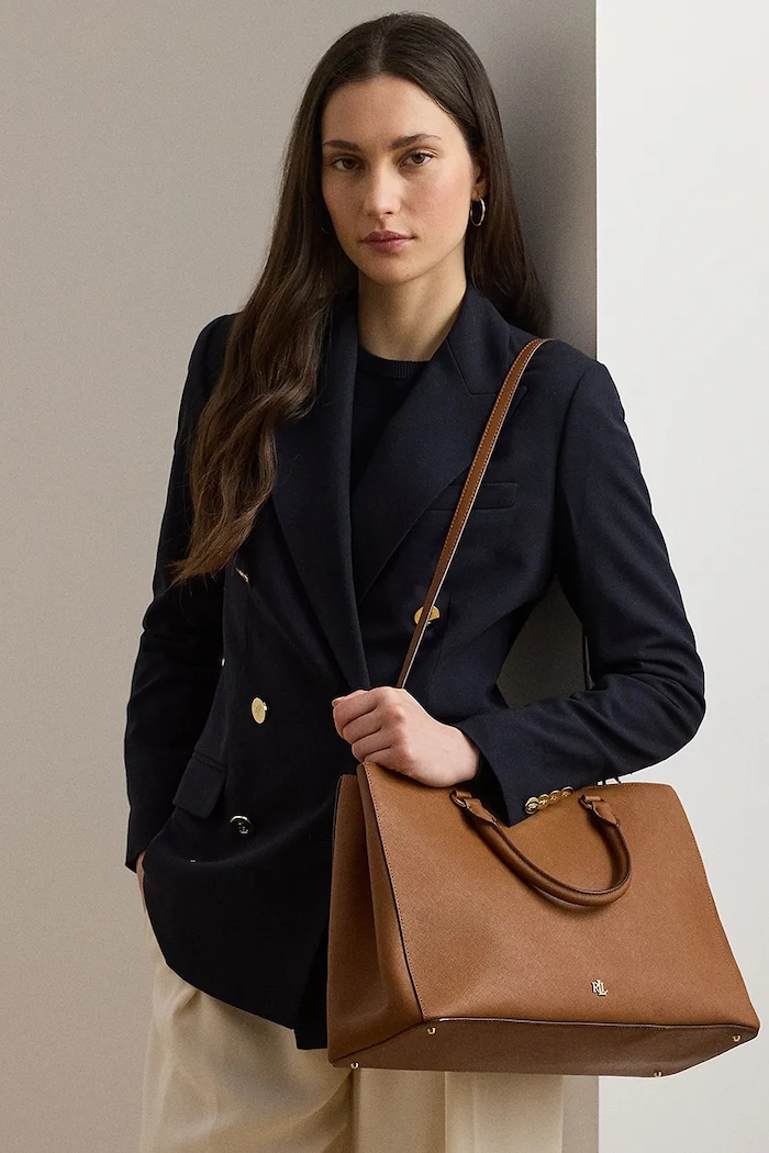 Kožená kabelka Lauren Ralph Lauren 431898556