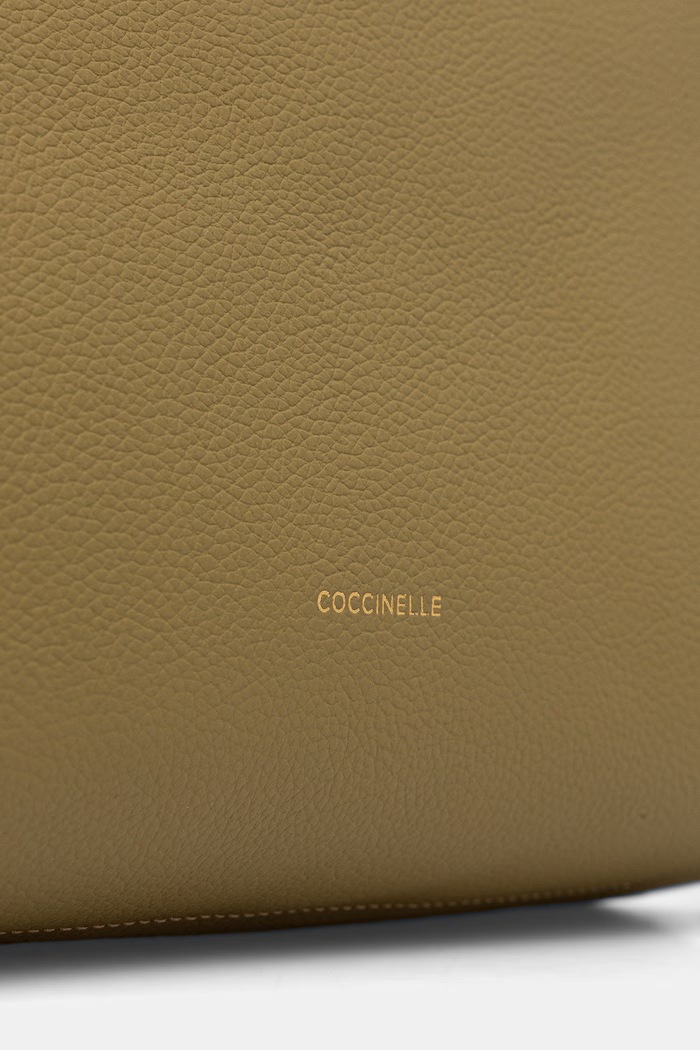 Coccinelle poșetă de piele verde E1.M50.19.02.01