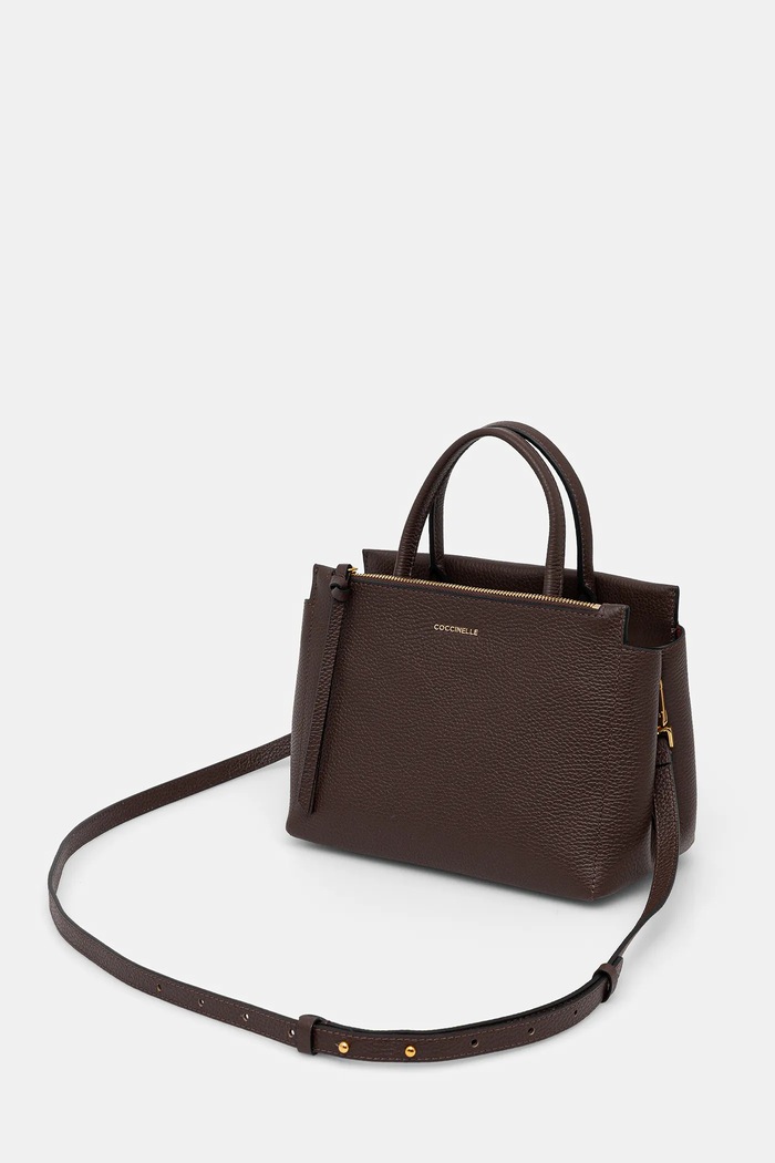 Accesorii Coccinelle Tote bag pentru femei din piele E1.MD5.18.01.01 maro