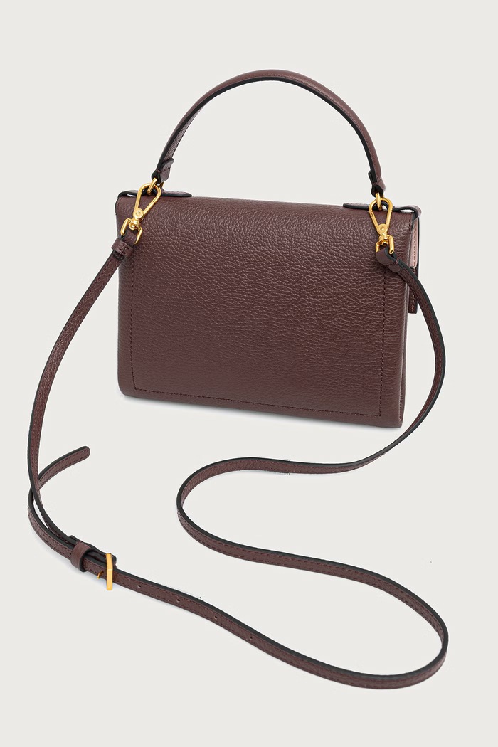 Torebka crossbody damska skórzana Coccinelle E1.MD5.19.03.01 bordowy