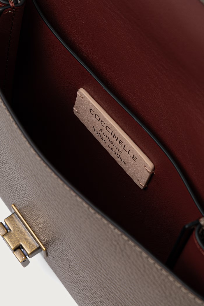 Сумка crossbody для женщин кожаная Coccinelle золотой E1.MD5.19.03.01