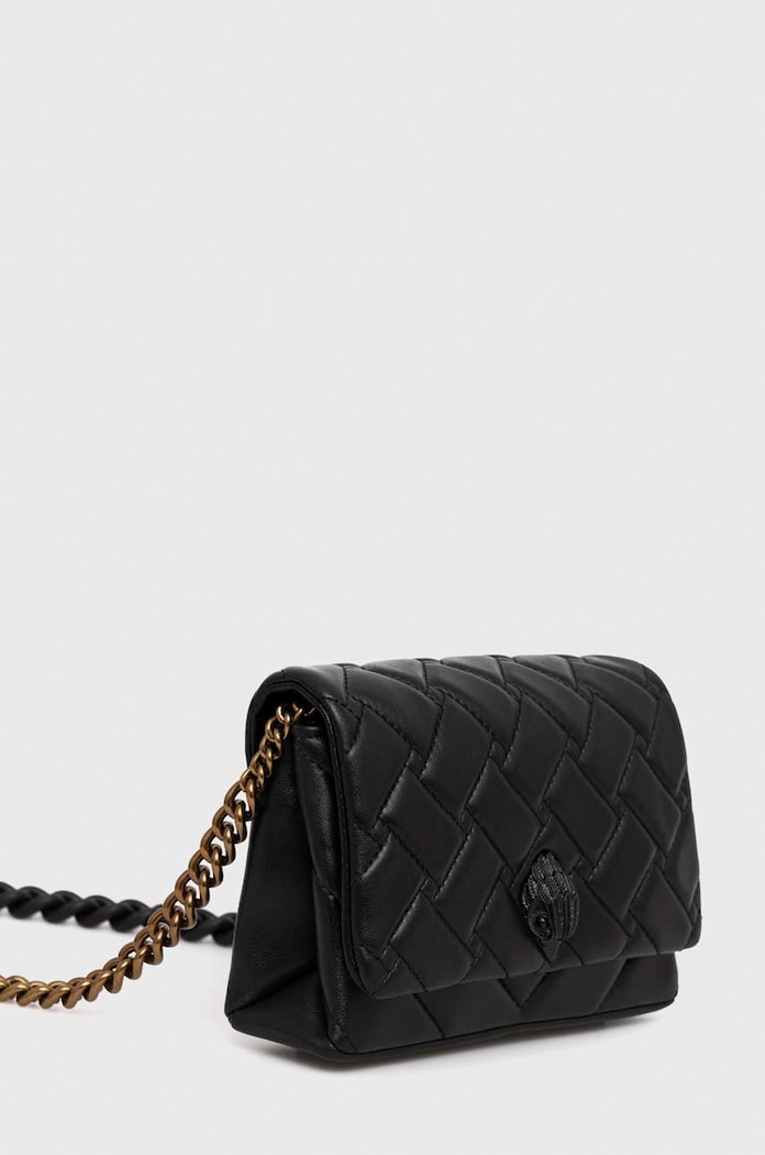Kožená listová kabelka Kurt Geiger London 9594509109 čierna SS23