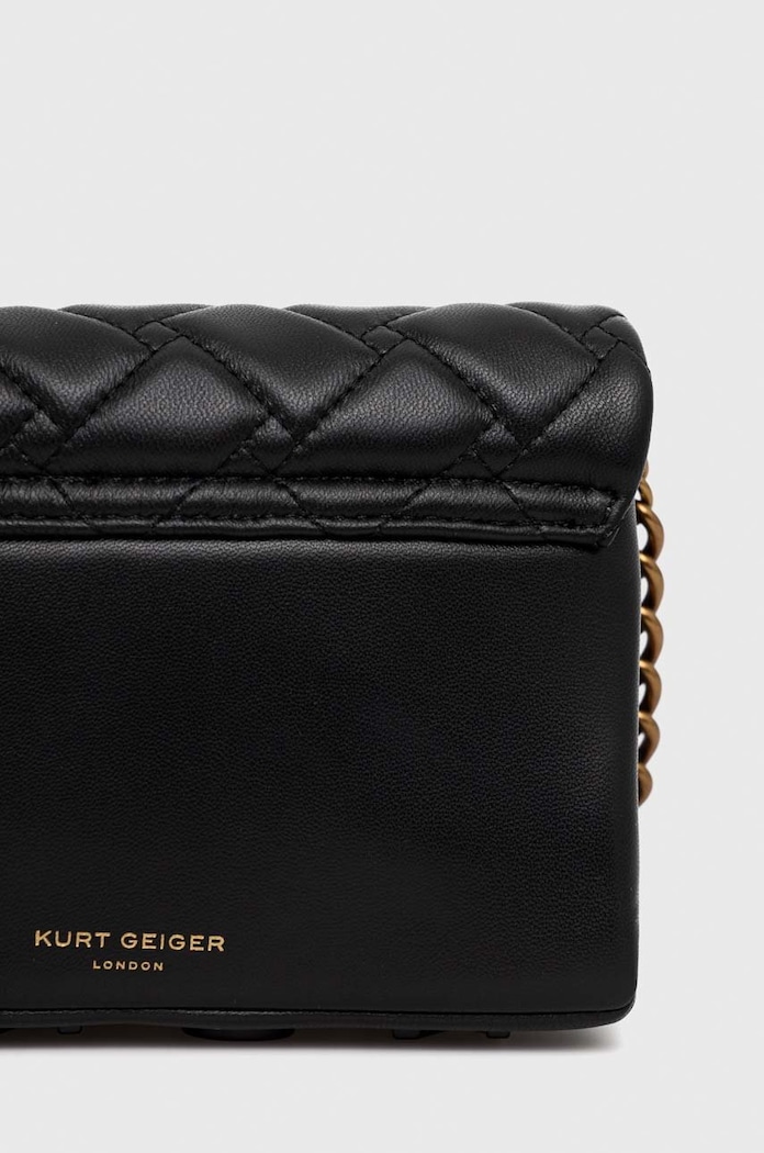Doplnky Kožená listová kabelka Kurt Geiger London 9594509109 čierna