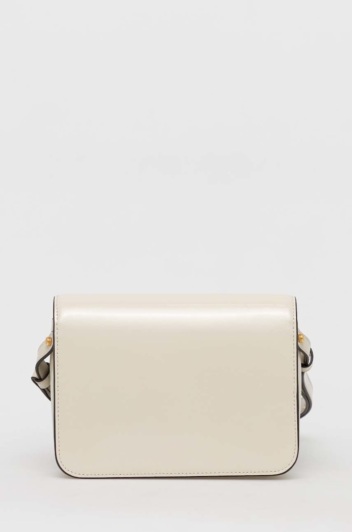 Кожена чанта Tory Burch Robinson Spazzolato бежов 143122.704