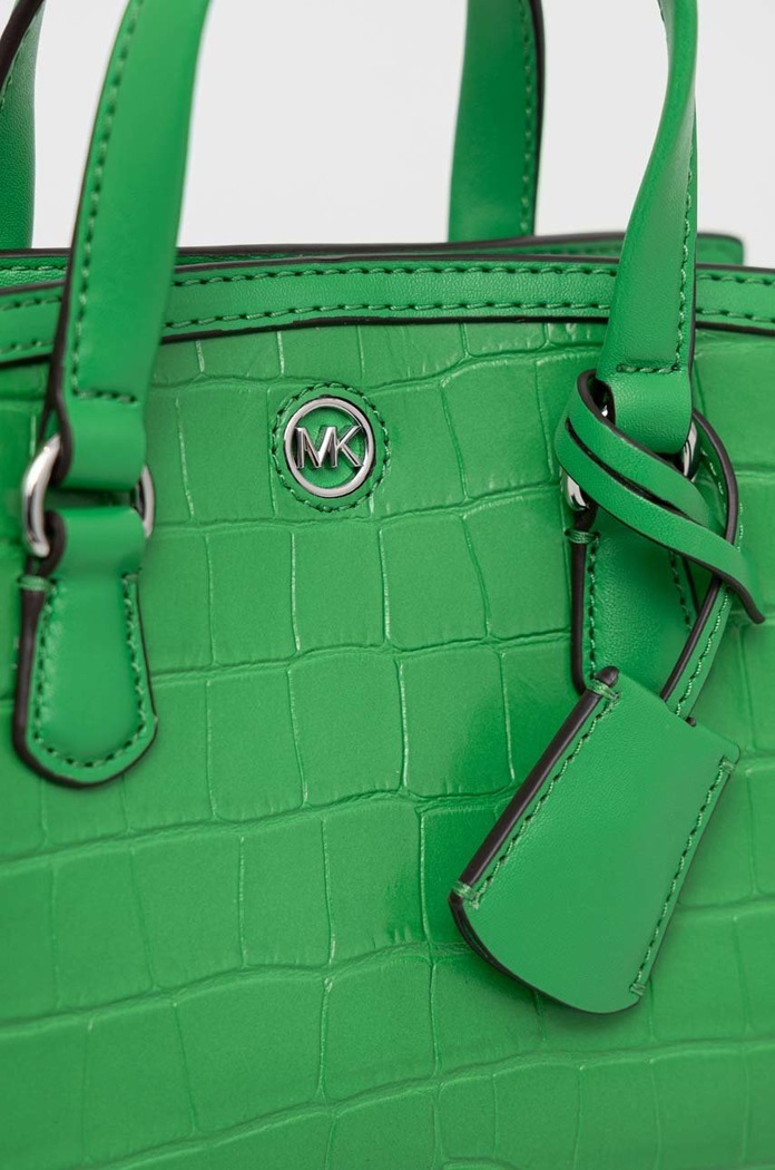 Kožená kabelka MICHAEL Michael Kors hnědá 32R3S7CC0E