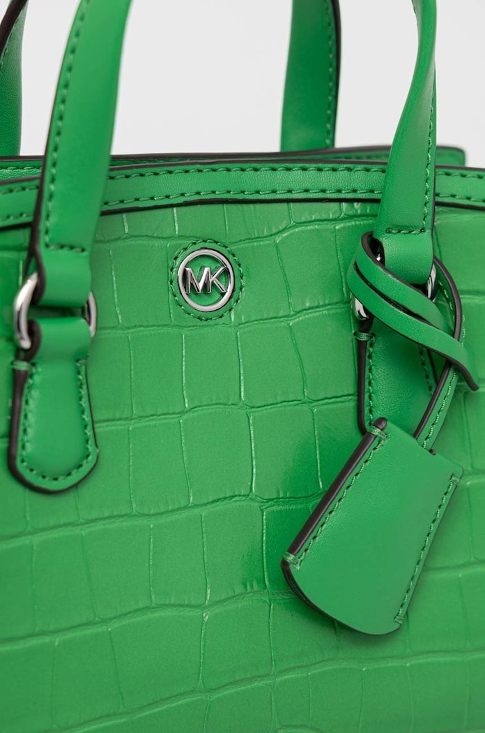 Kožená kabelka MICHAEL Michael Kors hnědá 32R3S7CC0E
