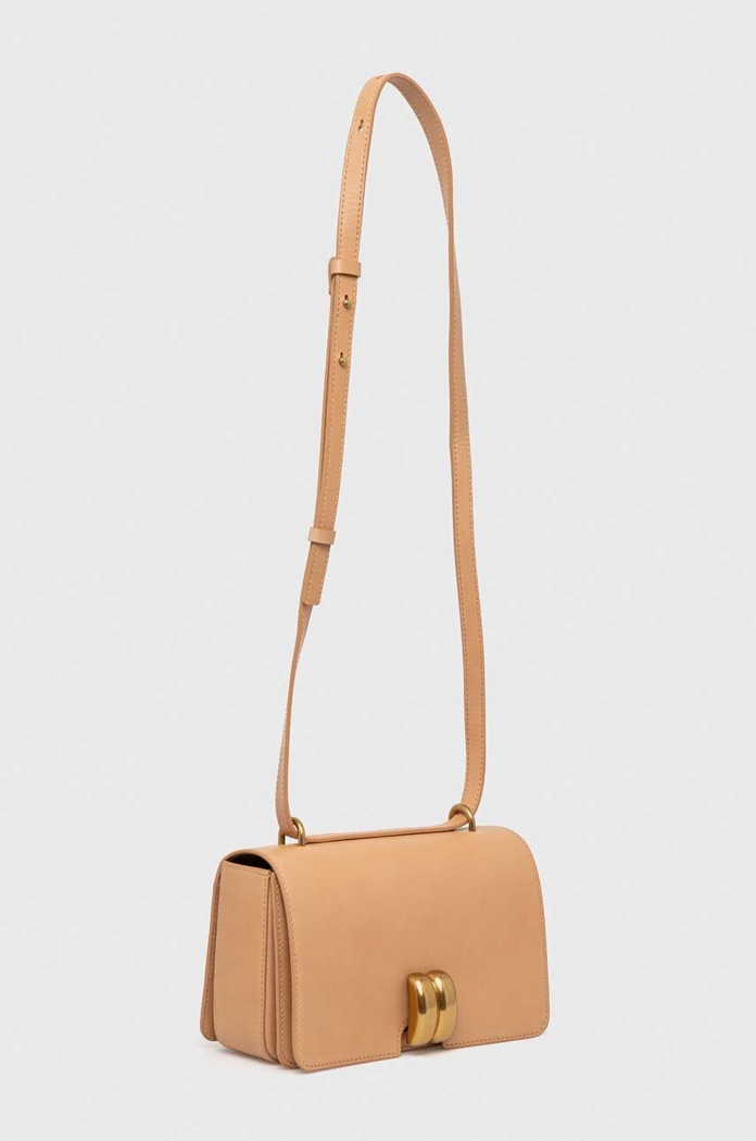 By Malene Birger poseta de piele Q71343007Z bej SS23