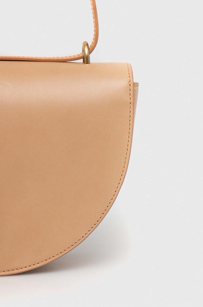 Accesorii By Malene Birger poseta de piele Q71343008Z bej
