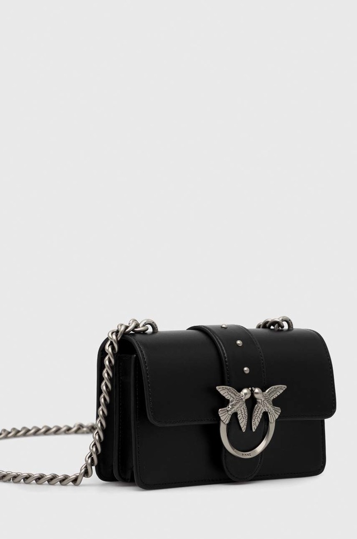 Pinko torebka skórzana 100058.A0F1 czarny AW23