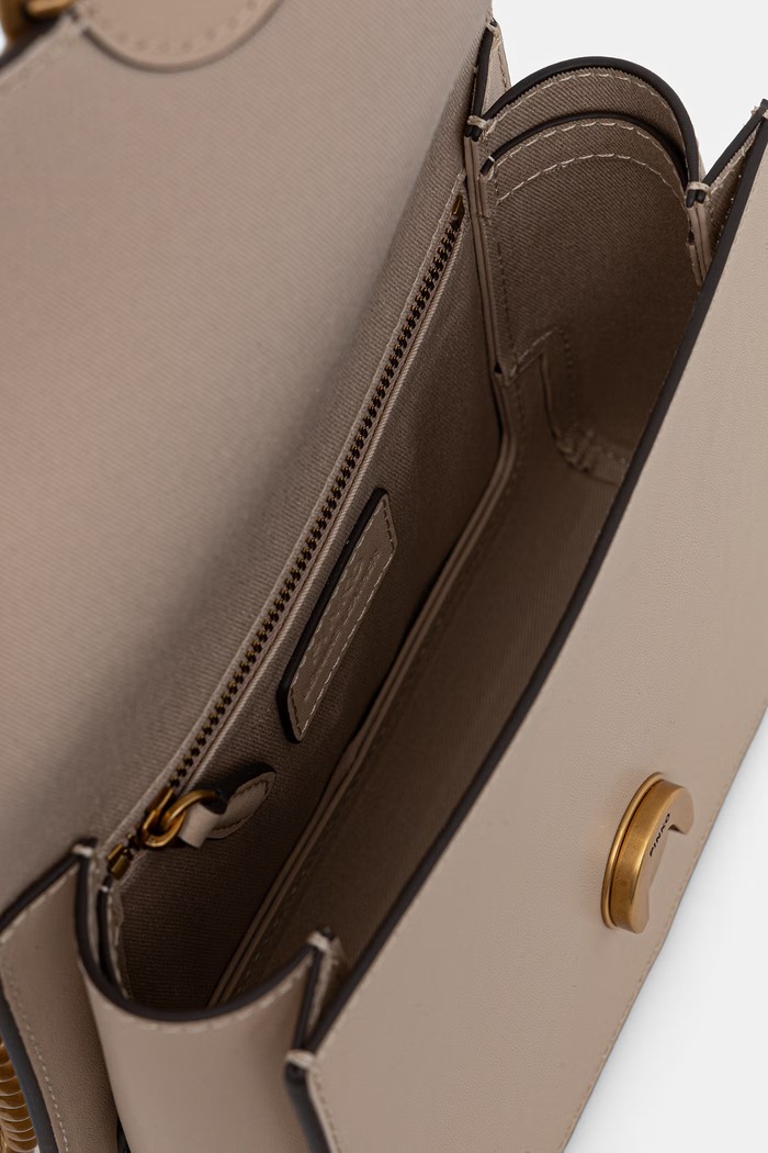 Pinko сумка крос-боді жіноча шкіряна 100071.A0F1 бежевий
