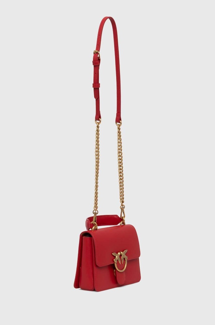 Pinko crossbody kabelka dámska kožená 100071.A0F1 červená AA00
