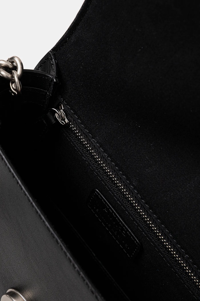 Pinko poșetă de piele 100071.A0F1 negru