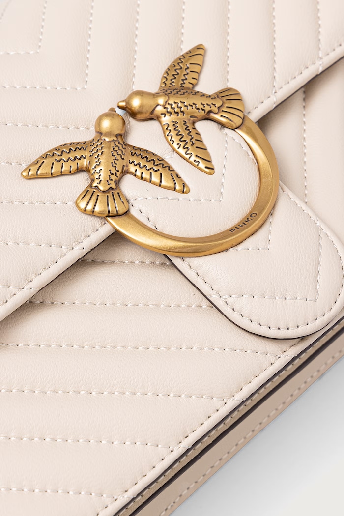Torebka crossbody damska skórzana Pinko 100941.A0GK biały