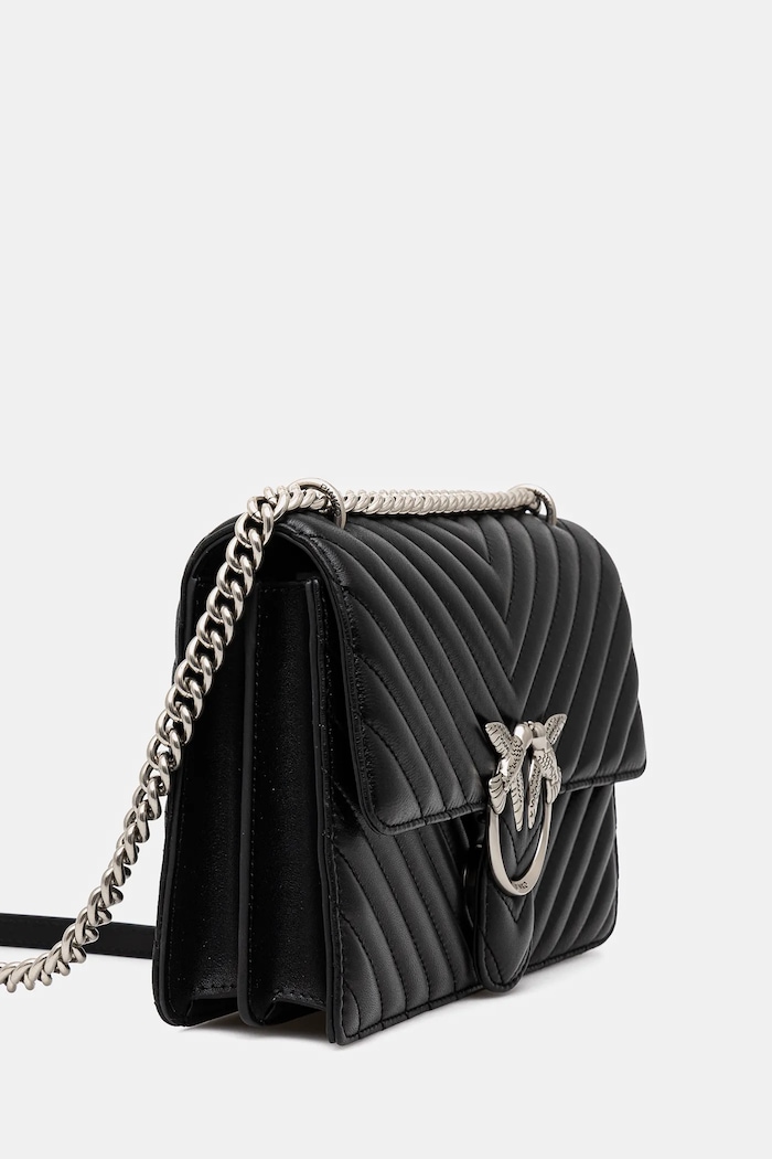 Pinko geantă crossbody pentru femei din piele 100941.A0GK negru AA00