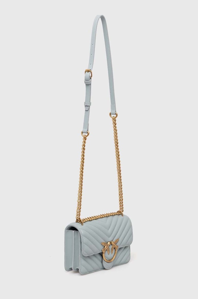 Pinko torebka crossbody damska skórzana 100074.A0GK niebieski AA00