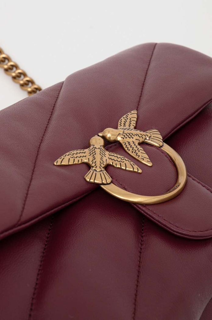 Аксессуары Pinko сумка crossbody для женщин кожаная 100038.A0F2 бордо