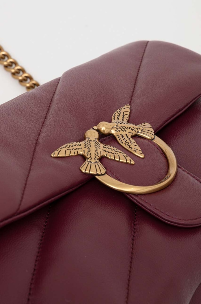 Аксессуары Pinko сумка crossbody для женщин кожаная 100038.A0F2 бордо