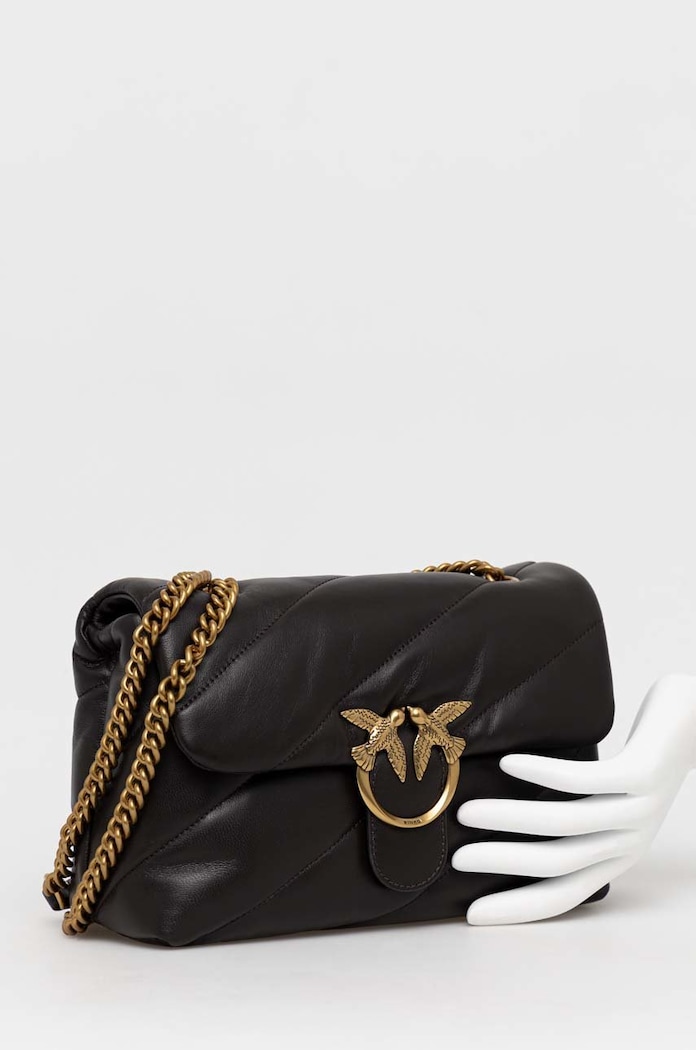 Pinko geantă crossbody pentru femei din piele 100038.A0F2 maro AA00
