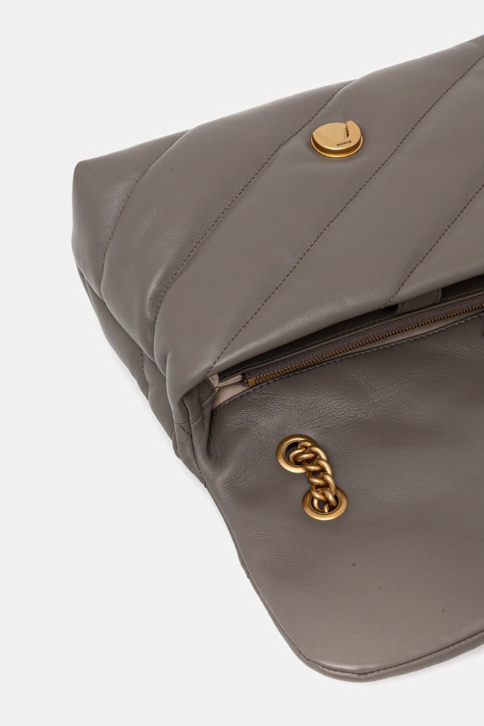Pinko geantă de piele 100038.A0F2 gri