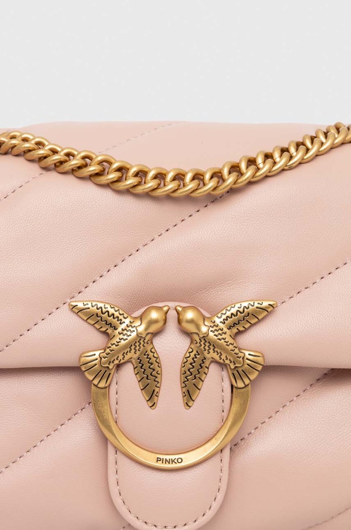 Pinko torebka crossbody damska skórzana 100039.A0F2 różowy