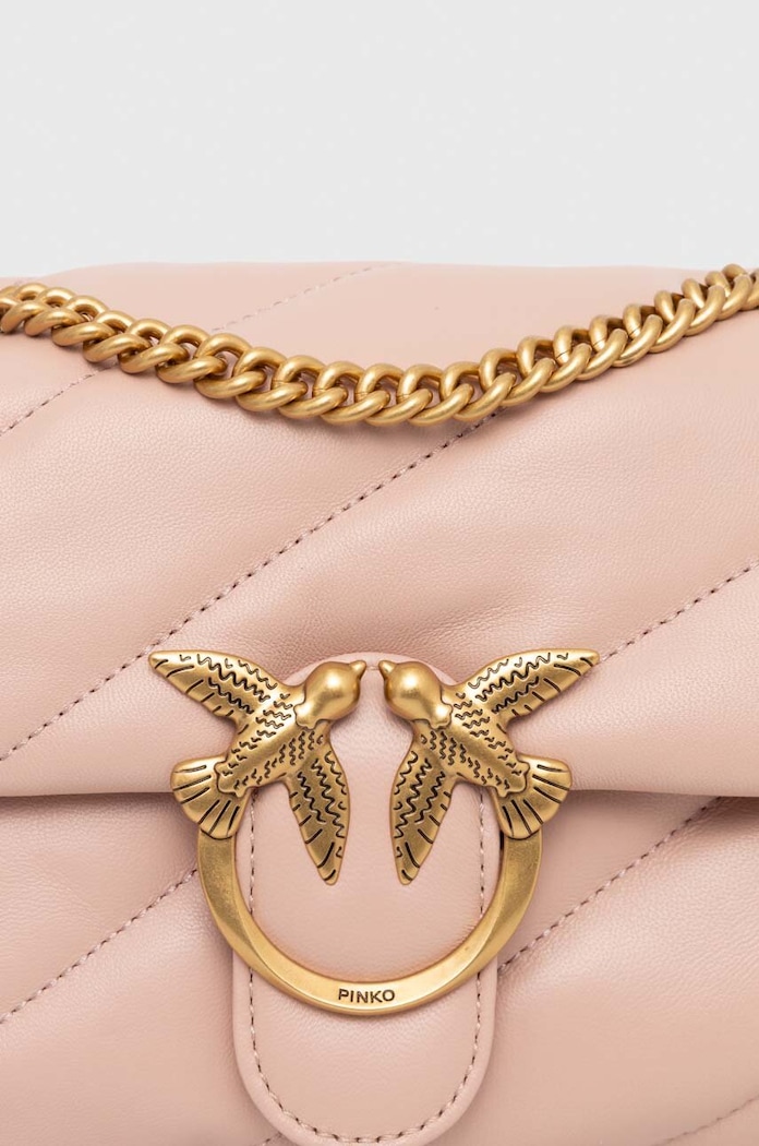 Pinko torebka crossbody damska skórzana 100039.A0F2 różowy