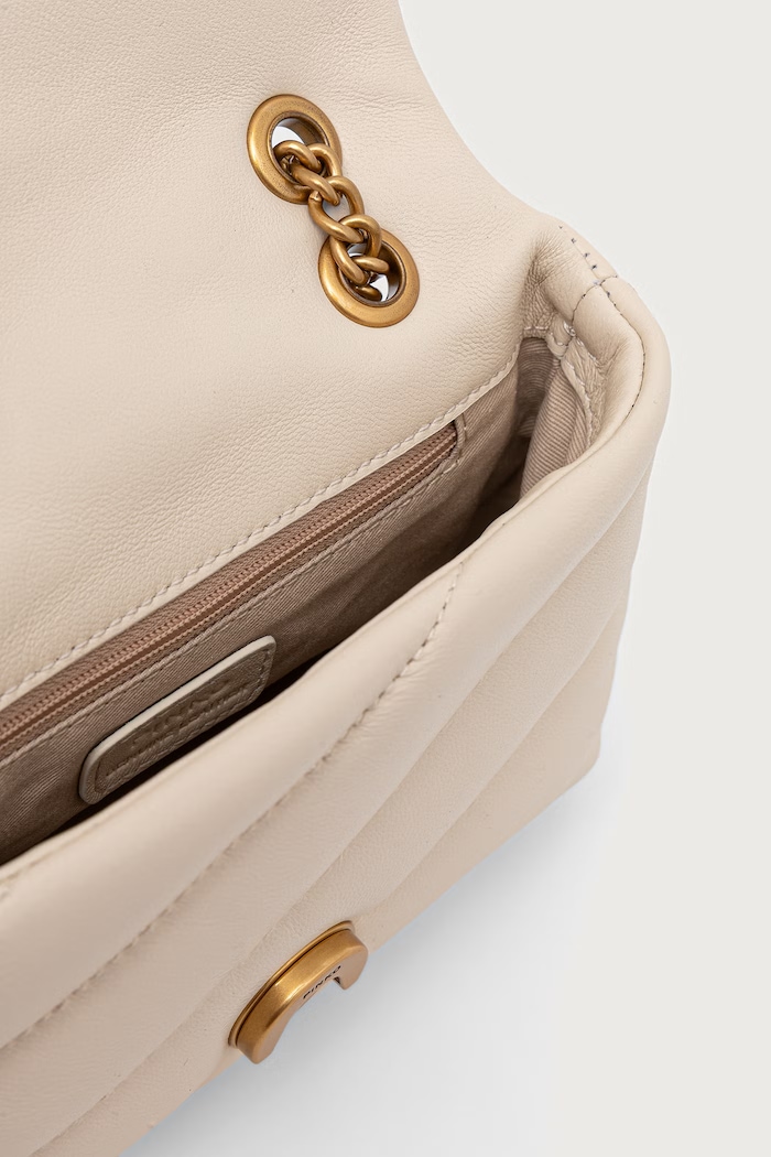 Pinko torebka crossbody damska skórzana 100040.A0F2 biały