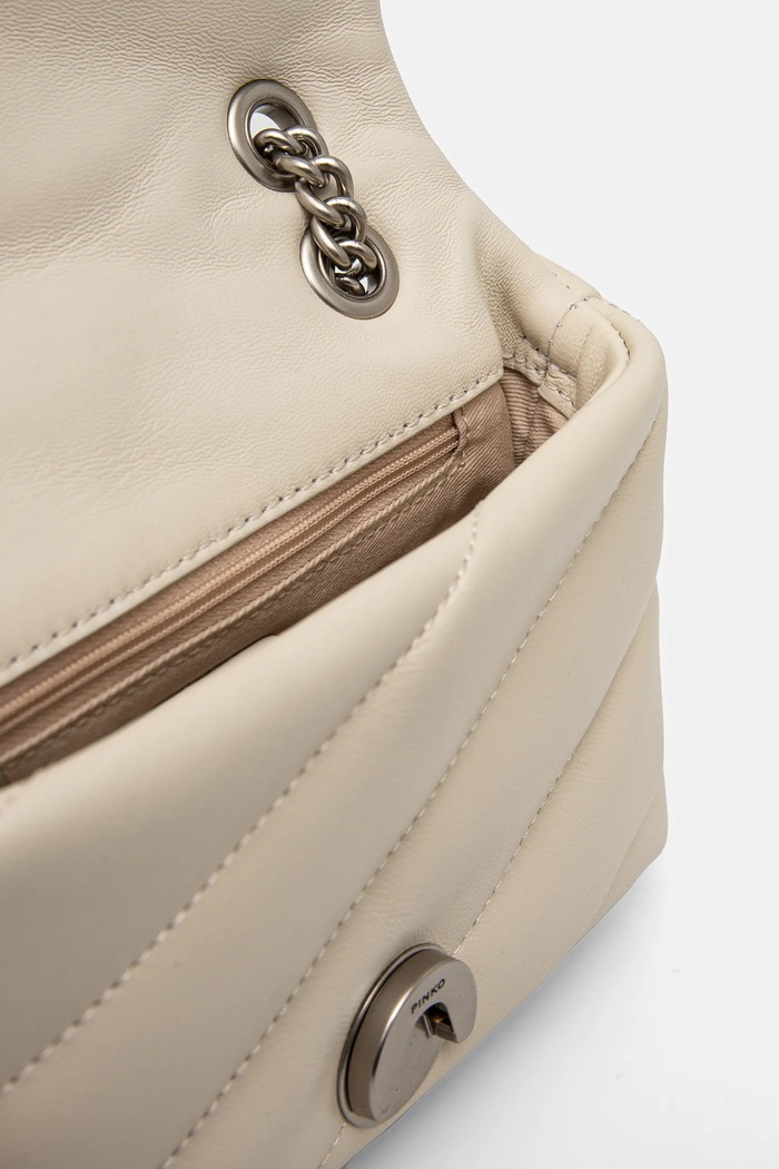 Pinko poseta de piele bej 100040.A0F2