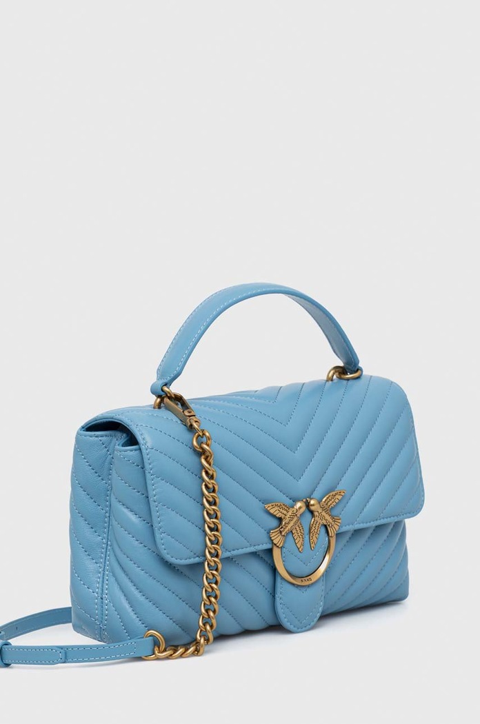 Pinko torebka crossbody damska skórzana 100043.A0GK niebieski AA00