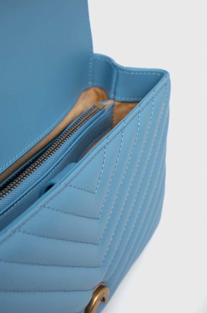 Pinko torebka crossbody damska skórzana 100043.A0GK niebieski
