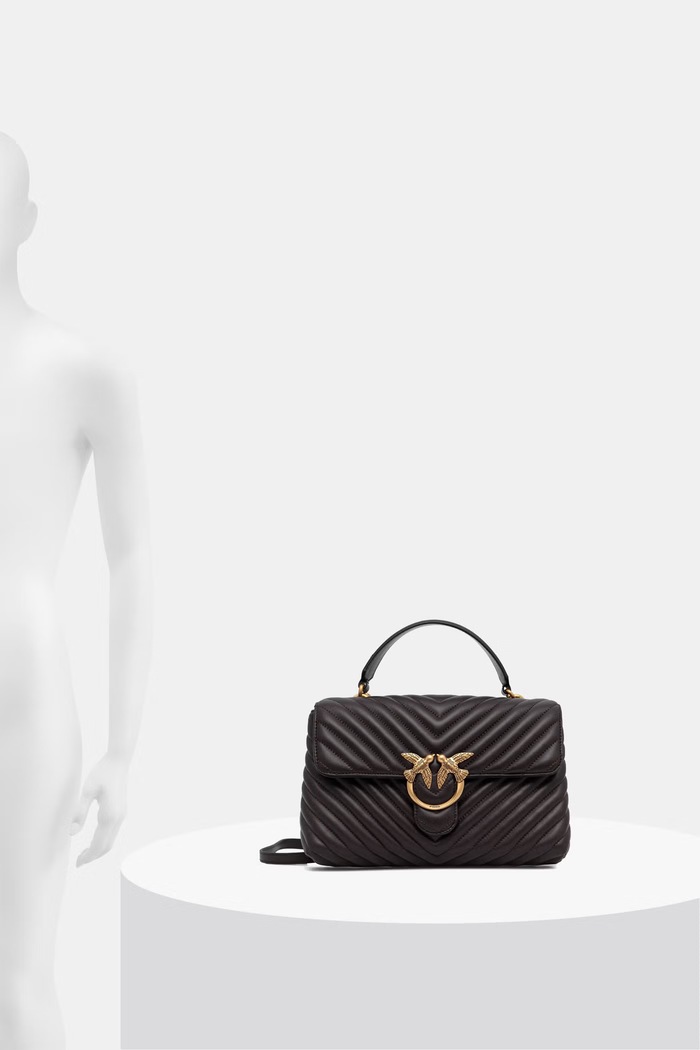 Pinko чанта crossbody дамска от кожа 100043.A0GK