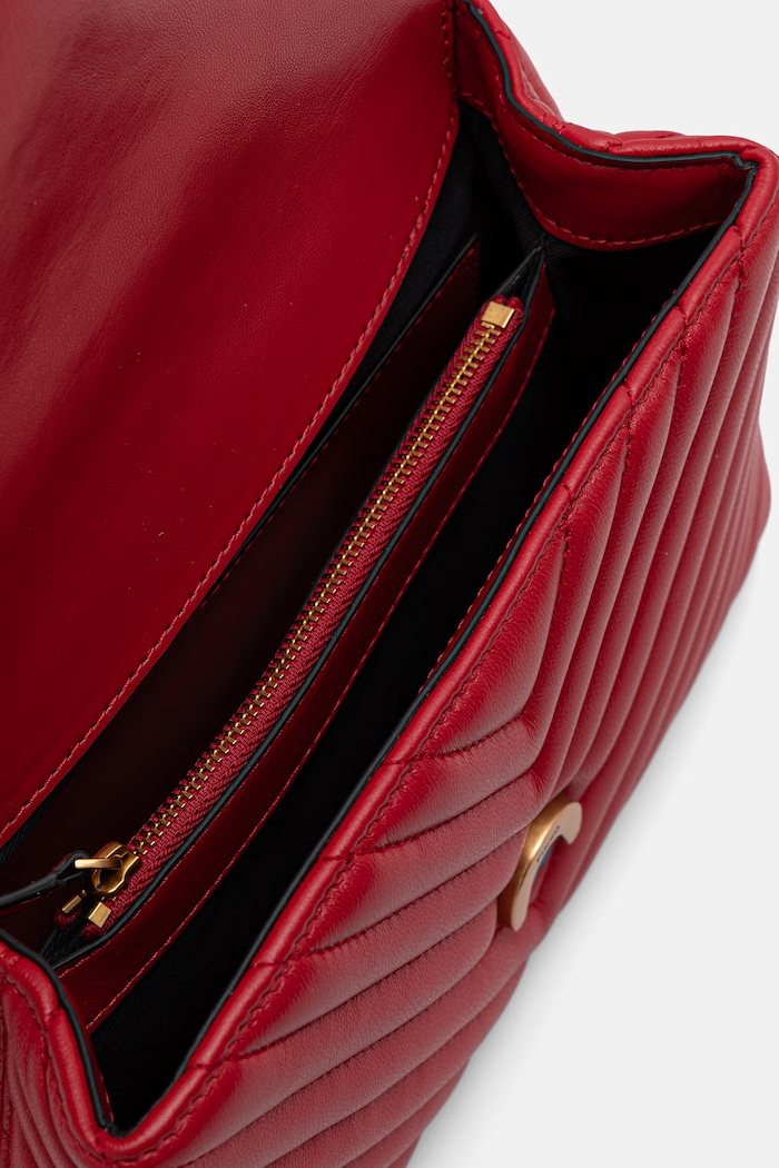 Pinko torebka crossbody damska skórzana czerwony 100044.A0GK