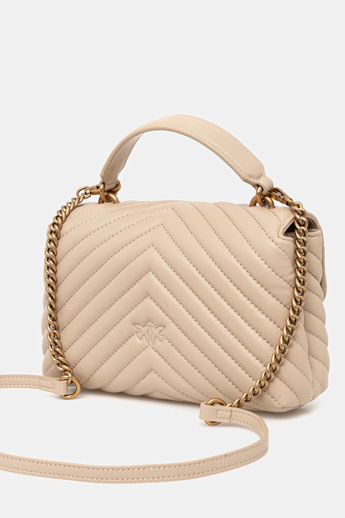 Аксесоари Кожена чанта Pinko 100044.A0GK бежов