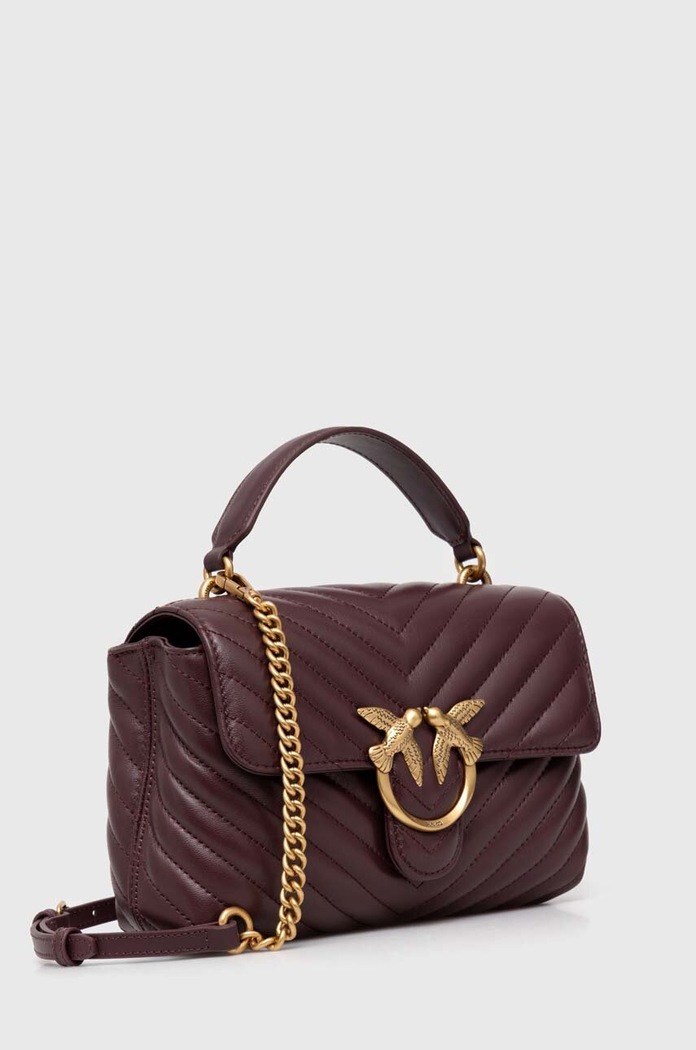 Pinko torebka crossbody damska skórzana 100044.A0GK brązowy AA00