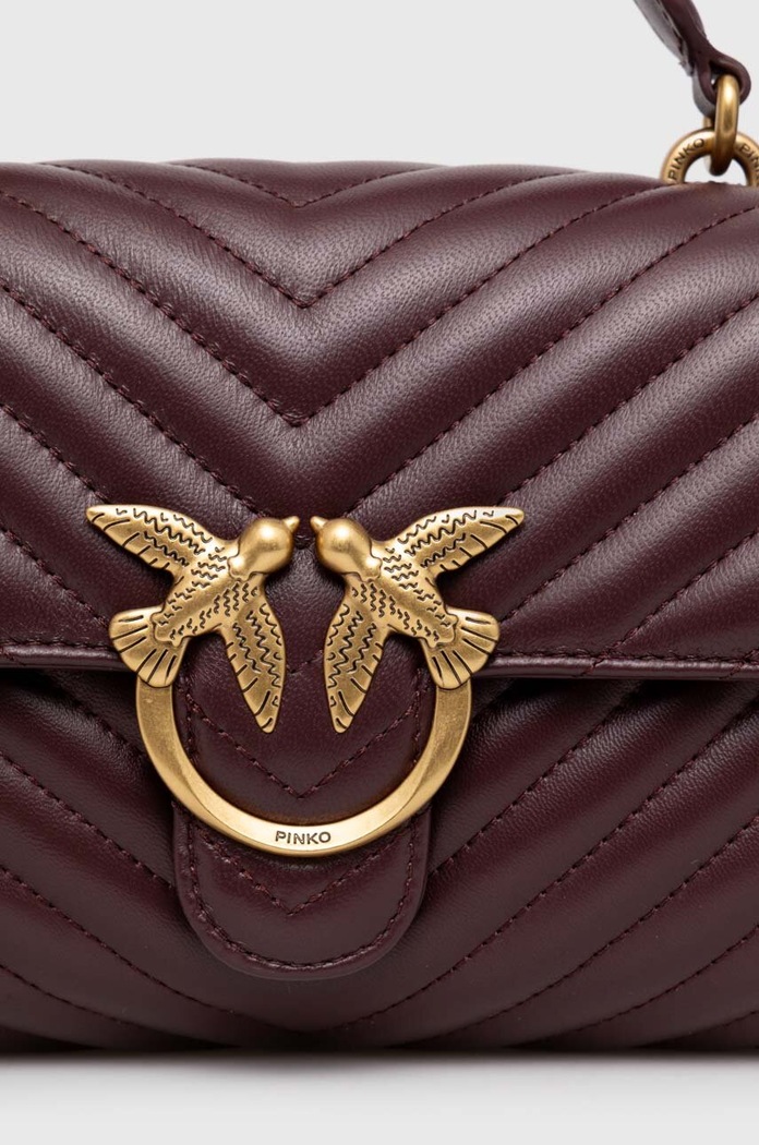 Pinko torebka crossbody damska skórzana 100044.A0GK brązowy
