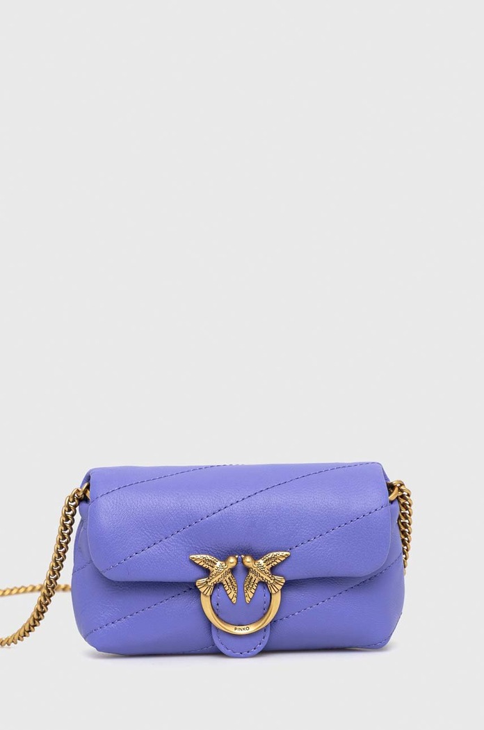 Pinko Poseta de piele violet 100041.A0F2