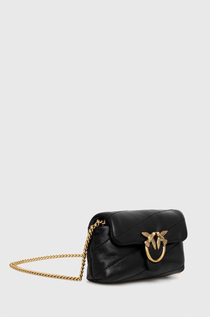 Pinko poseta de piele 100041.A0F2 negru SS25